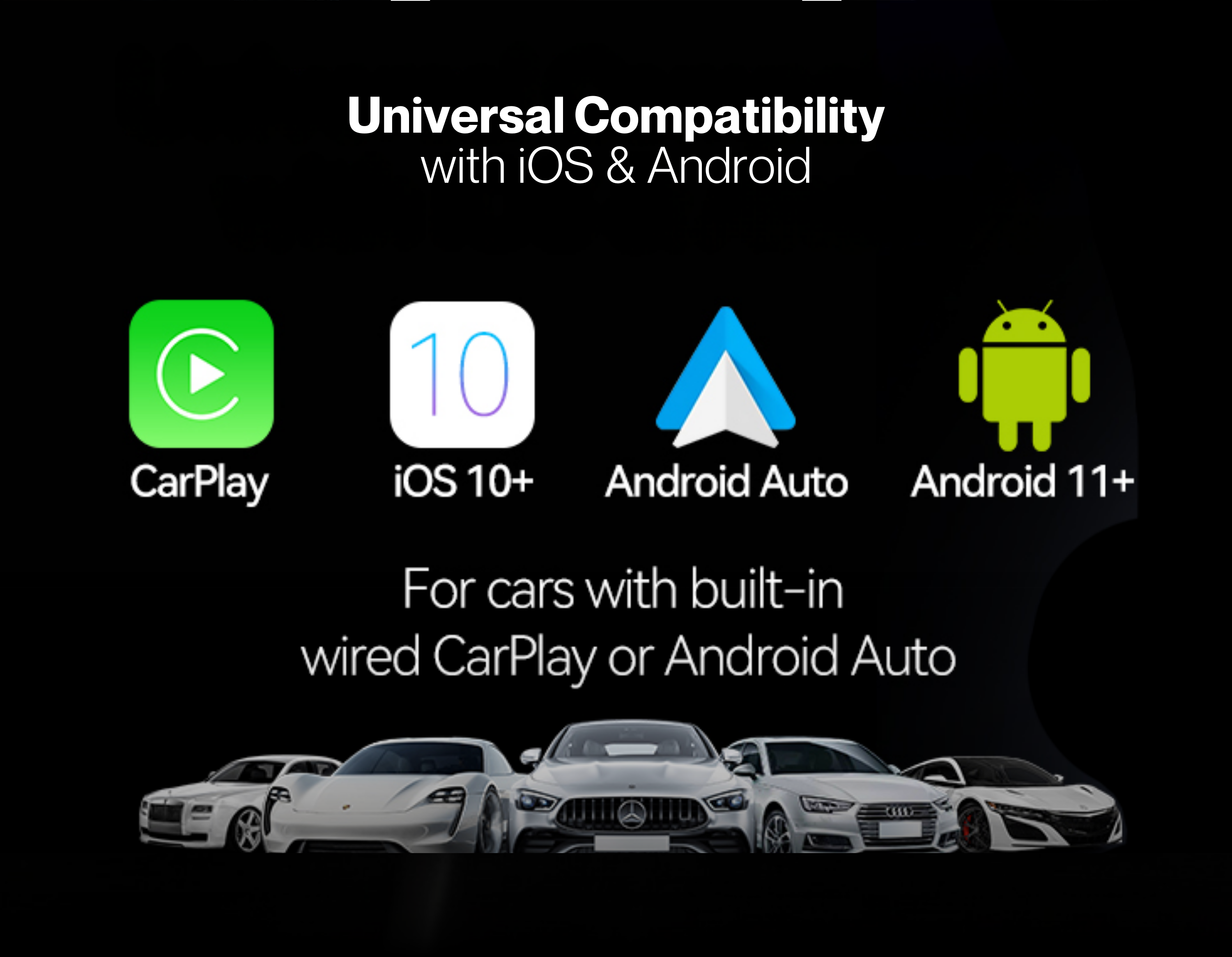 Pixxo Air - Wireless Android Auto & CarPlay Adapter