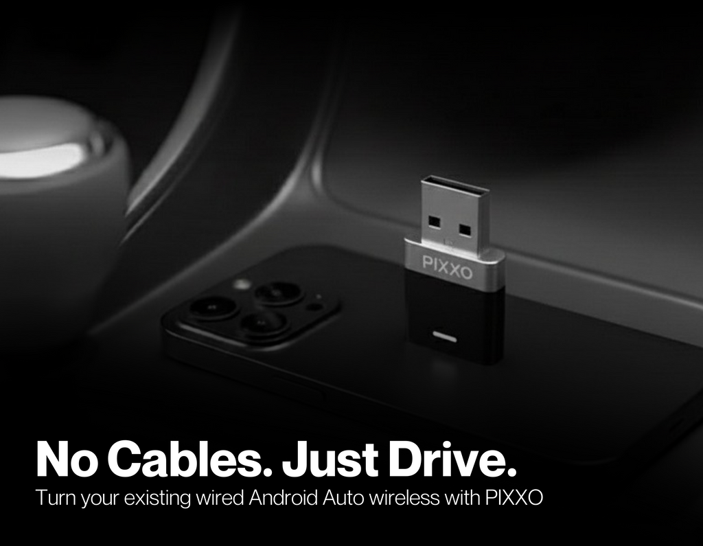 Pixxo Air - Wireless Android Auto & CarPlay Adapter